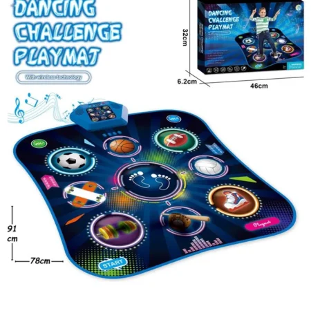 Dancing Challenge Playmat sport tematski muzicki tepih za ples sa LED i wireless