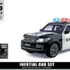 City Service inertialni policijski auto SUV crno beli 1:16 sa svetlima i 3 zvuka 3+