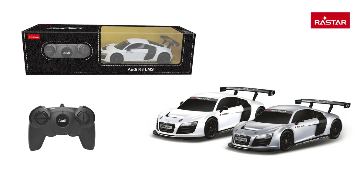 Rastar Audi R8 LMS R/C 1:24 beli 306165