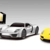 Rastar Porsche 918 Spyder R/C 1:24 srebrni 307858
