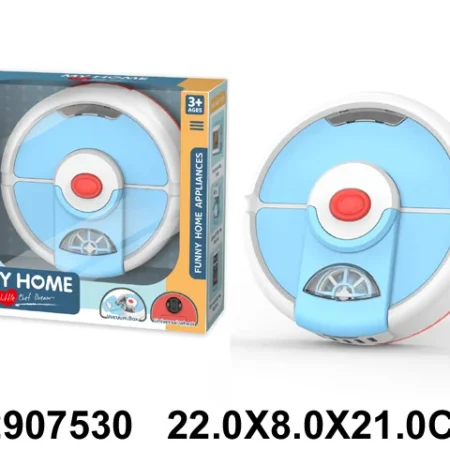 My Home plavo beli decji robot usisivac kruzni dizajn Funny Home Appliances 3+