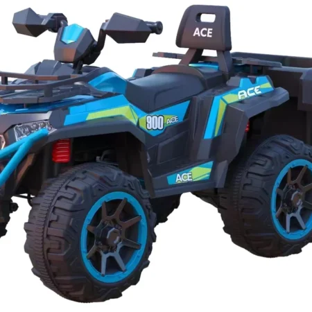 TS-153C veliki dečji ATV sa prikolicom plavi ACE 900 12V 10Ah 185x80x87cm