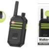 Voki toki walkie talkie set 2 komada crno zeleni 2.4G domet 300m za decu 3+