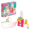 Dede Linda's Bathroom — kupatilo set za lutke (kada, lavabo, WC) 037180