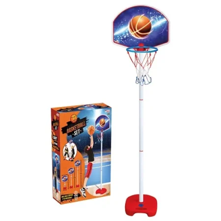 Košarkaški set sa postoljem svemirskim dizajnom i loptom 034073