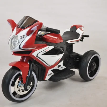 TS-078-3 dečji sportski motor tricikl roze 6V — tri točka za stabilnost