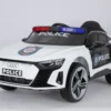 Audi e-tron GT POLICE dečji auto na akumulator 12V — beli licencirani policijski model