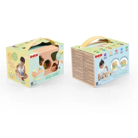 Dolu Shape Sorter didaktička kofica 051981 — pastelna sa 5 oblika