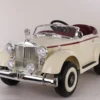 Retro RR dečji auto na akumulator bež — oldtajmer 12V 7Ah sa 4 motora