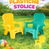Dolu dečja plastična stolica 026811 — za sobu i dvorište