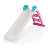 Dolu dečji tobogan 025753 sa priključkom za vodu — beli sa roze merdevinama, 133 cm