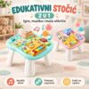 Edukativni stočić 2u1 sa muzičkim klavirom