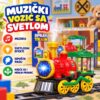 Muzički vozić sa svetlom zvukom i parom