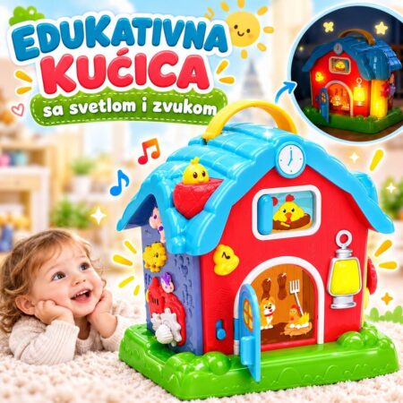 Edukativna kućica sa svetlom i zvukom